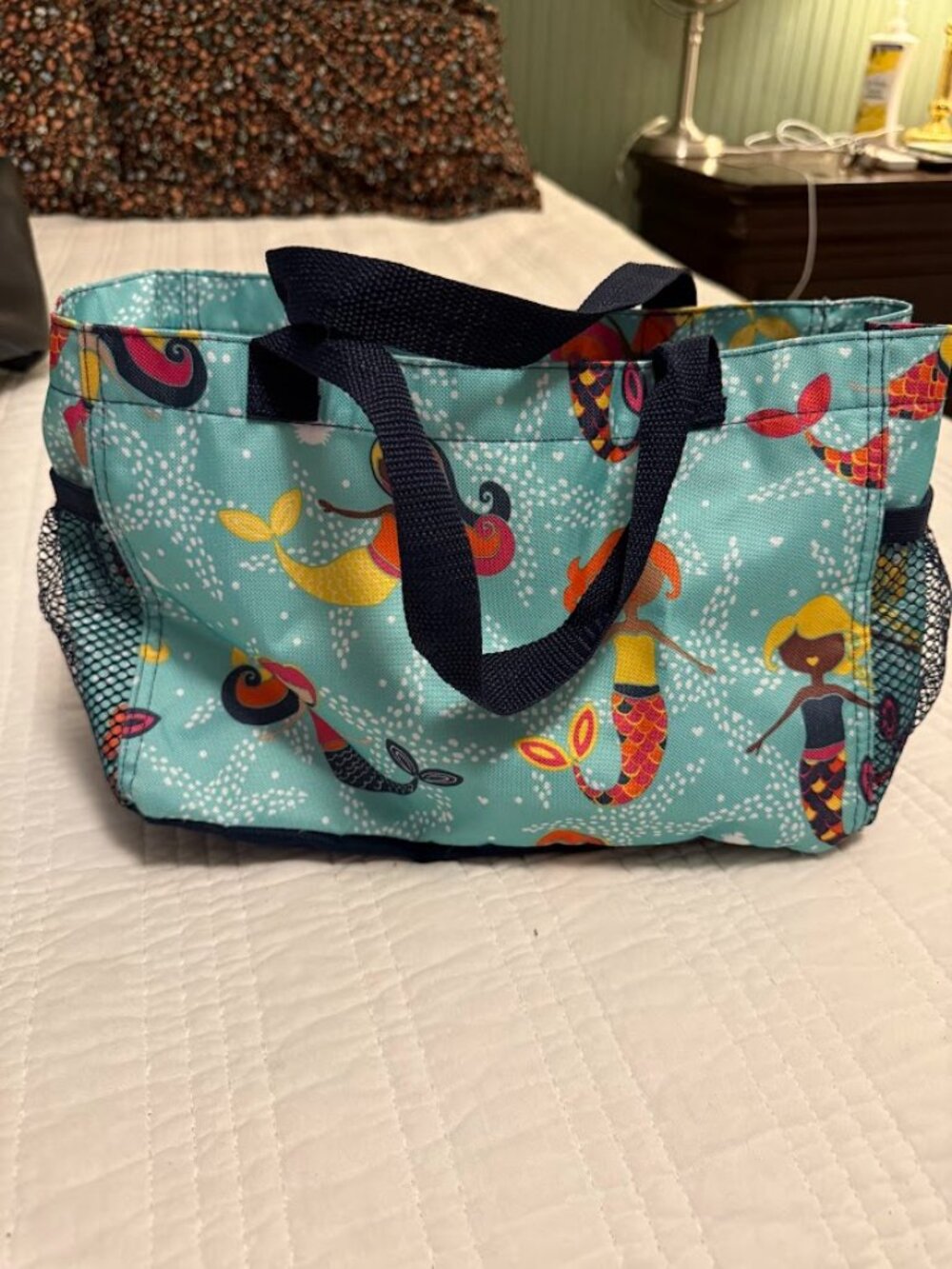 Thirty One Mermaid Lagoon Print Beach Pool All In Organizer Bag